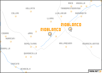 map of Río Blanco