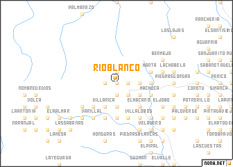 map of Río Blanco