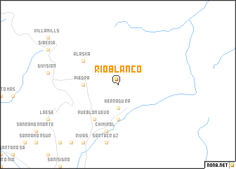 map of Río Blanco