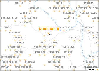 map of Río Blanco