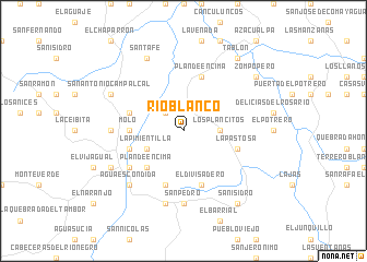 map of Río Blanco