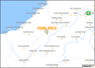 map of Río Blanco