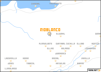 map of Río Blanco