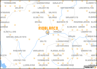 map of Río Blanco