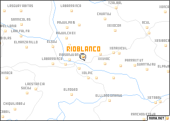 map of Río Blanco