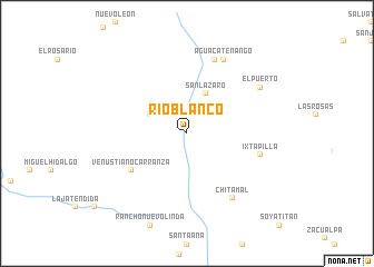 map of Río Blanco