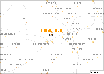 map of Río Blanco