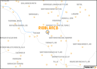 map of Río Blanco