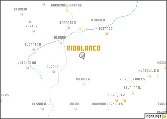 map of Río Blanco