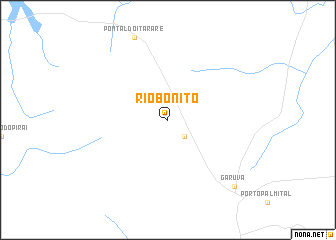 map of Rio Bonito