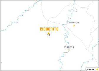 map of Rio Bonito