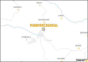 map of Rio Branco do Sul