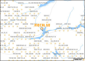 map of Rio Caldo