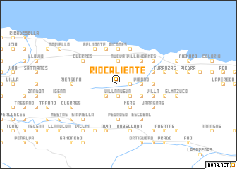 map of Ríocaliente