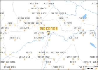 map of Río Cañas