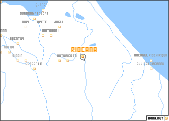 map of Río Caña