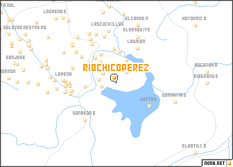 map of Riochico Pérez