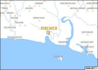 map of Río Chico