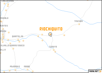 map of Rio Chiquito