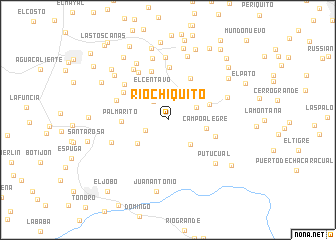 map of Río Chiquito