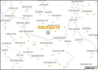 map of Río Chiquito