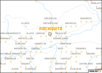 map of Río Chiquito