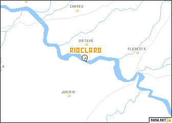 map of Rio Claro