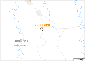 map of Rio Claro