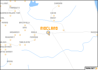 Rio Claro Trinidad Map Rio Claro (Trinidad And Tobago) Map - Nona.net