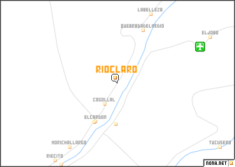 map of Río Claro