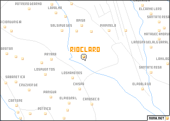 map of Río Claro