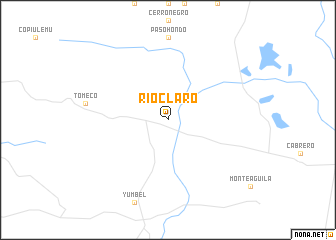 map of Río Claro