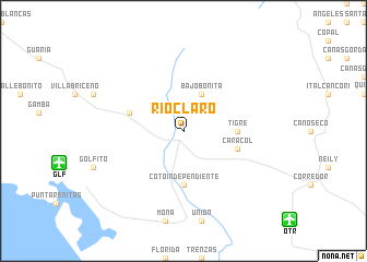 map of Río Claro