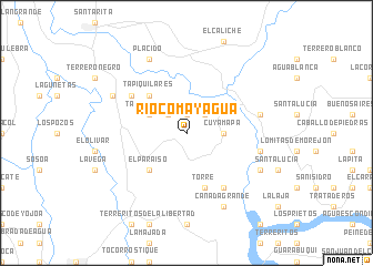 map of Río Comayagua