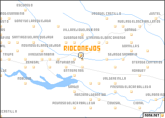 map of Ríoconejos