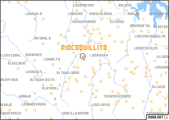 map of Río Coquillito