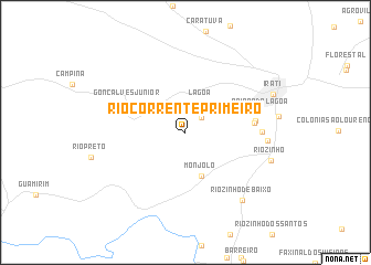 map of Rio Corrente Primeiro