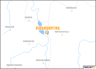 map of Rio das Antas