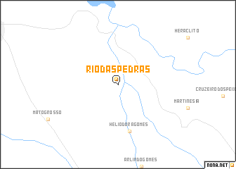 map of Rio das Pedras