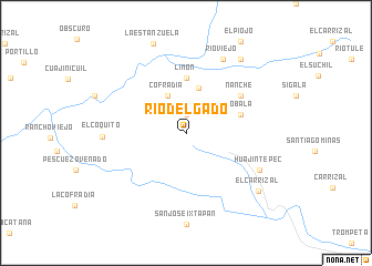 map of Río Delgado