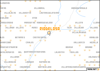 map of Río de Losa