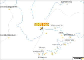 map of Río de Oro