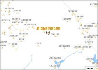 map of Río de Piedra