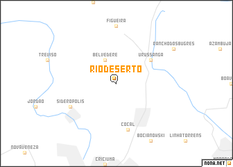 map of Rio Deserto