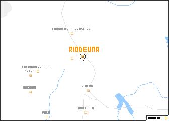 map of Rio de Una