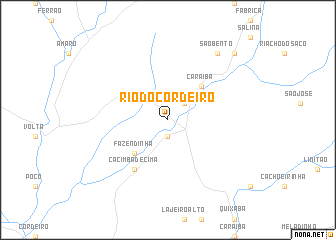 map of Rio do Cordeiro