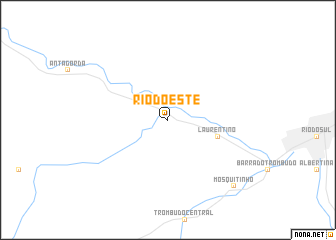 map of Rio dʼOeste