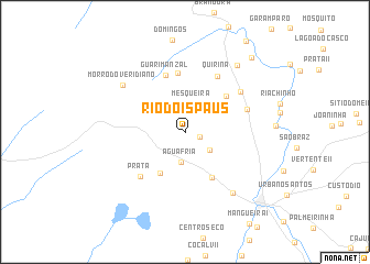 map of Rio Dois Paus