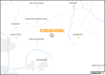 map of Rio do Pinhal