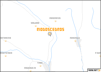 map of Rio dos Cedros